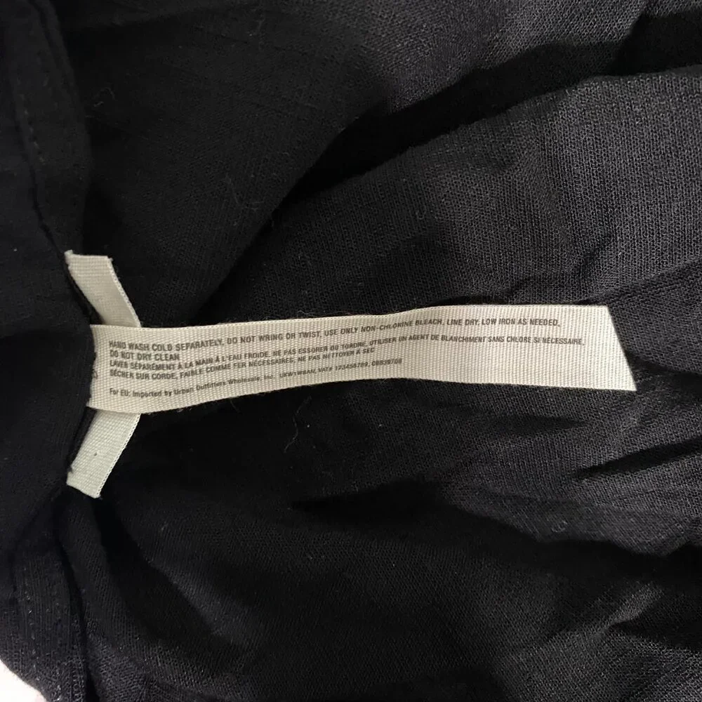 Free People Intimately Black Square Neck V Notch Stretch Bodysuit, S #338 - Picture 9 of 10